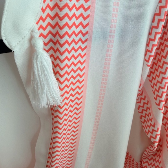 Mazik Orange & White Patterned Dress - Picture 3 of 10